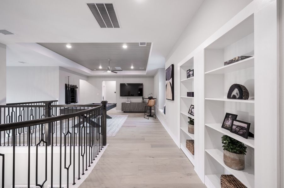 Representative furnished interior of a home built from the Snyder by Tri Pointe Homes in Harvest Green, Richmond (Image 81).