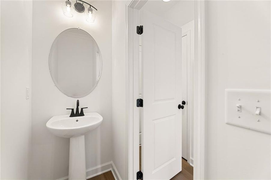 Furnished interior view inside a new home in Bluffs at Bells Ferry, Marietta (Image 7).