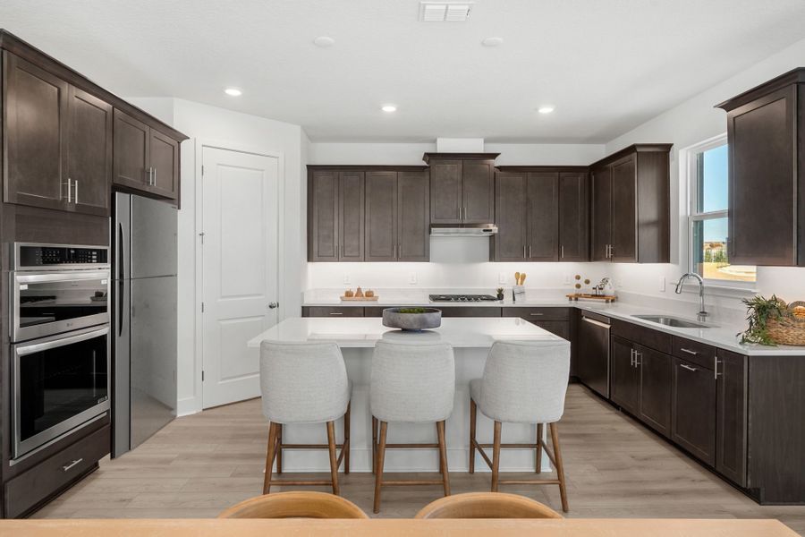 Beautiful Kitchen Island with Counter Seating