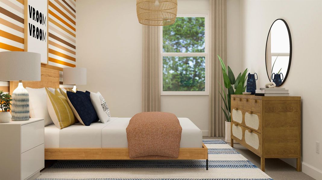 Furnished interior view inside a new home in , The Acreage (Image 8).