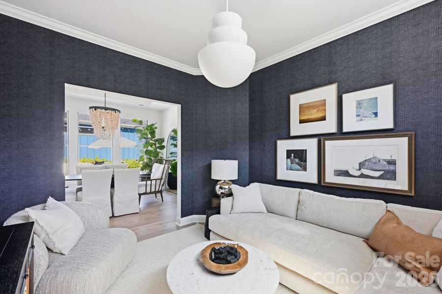 Furnished interior view inside a new home in , Mooresville (Image 8).