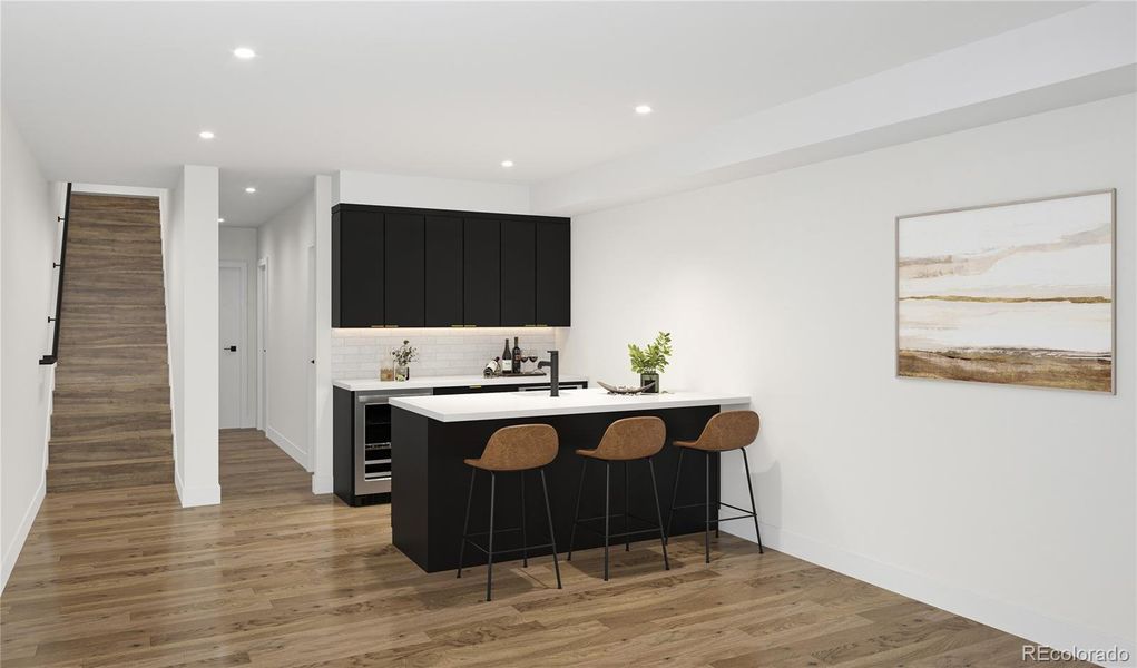 Furnished interior view inside a new home in , Denver (Image 5).