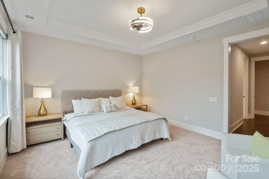 Furnished interior view inside a new home in , Huntersville (Image 33).