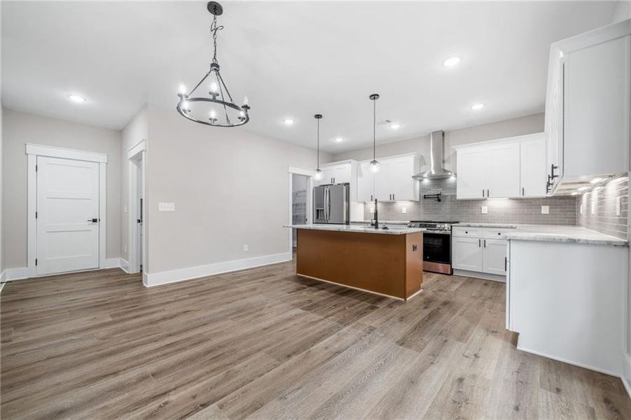 Furnished interior view inside a new home in , Canton (Image 6).