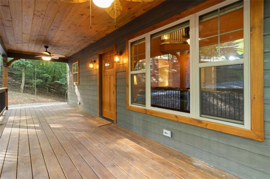 Exterior details and patio area of a home in , Ellijay (Image 27). Exterior details and patio area of a home in , Ellijay (Image 27).