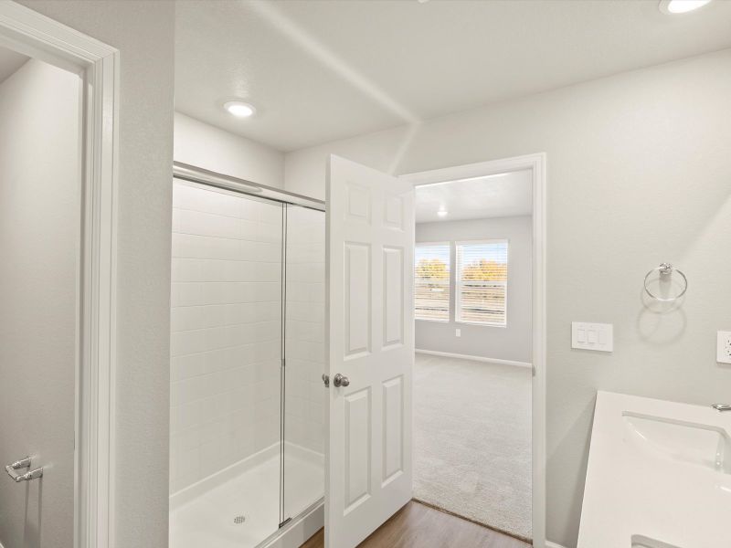 Spacious, unfurnished interior of a new home in Poudre Heights: The Meadow Collection, Windsor (Image 9).