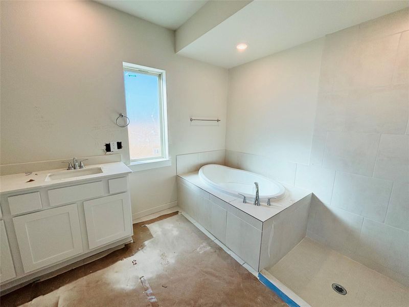 Primary bath almost done!