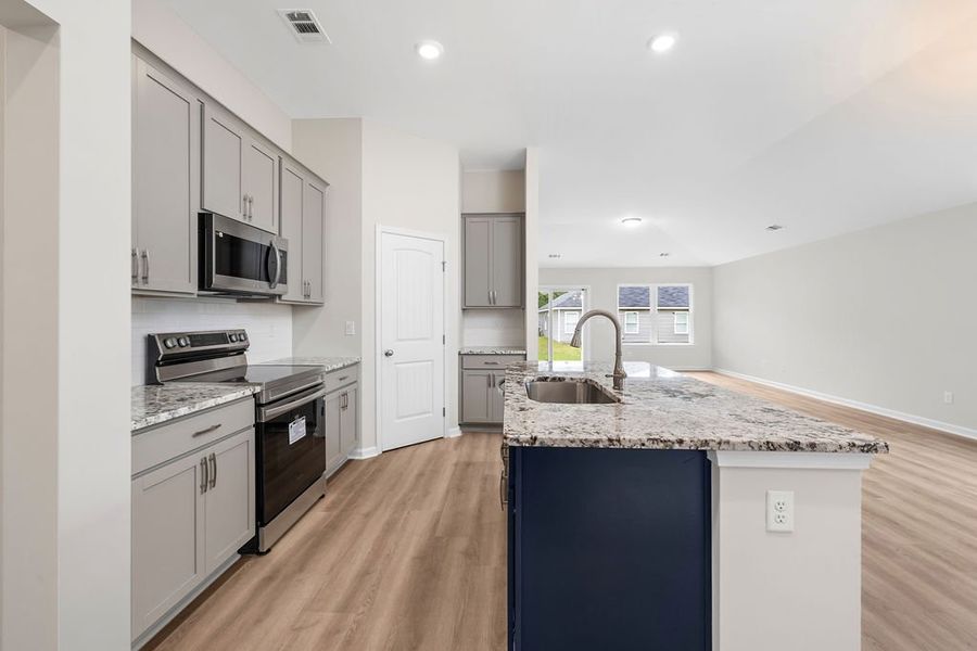 Furnished interior view inside a new home in Heritage at New Riverside, Bluffton (Image 5).