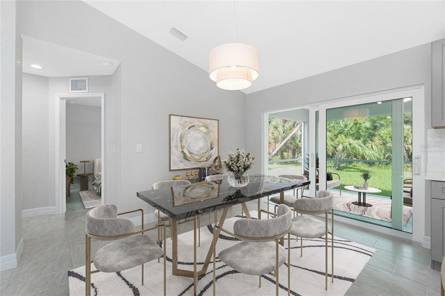 Furnished interior view inside a new home in , North Port (Image 11).