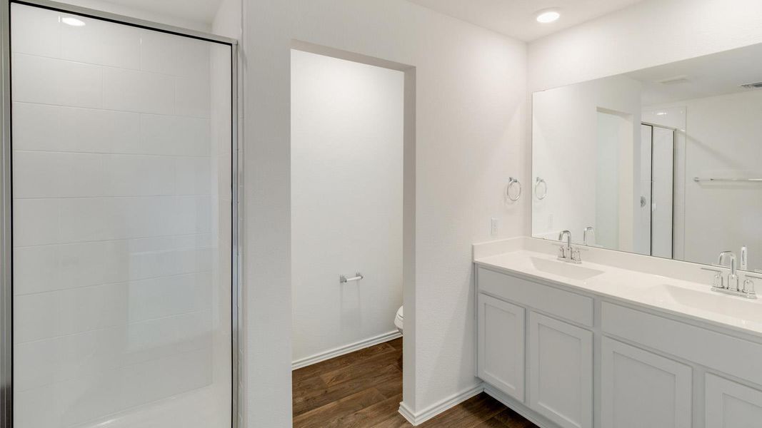 Furnished interior view inside a new home in Palomino, Manor (Image 6). Furnished interior view inside a new home in Palomino, Manor (Image 6).