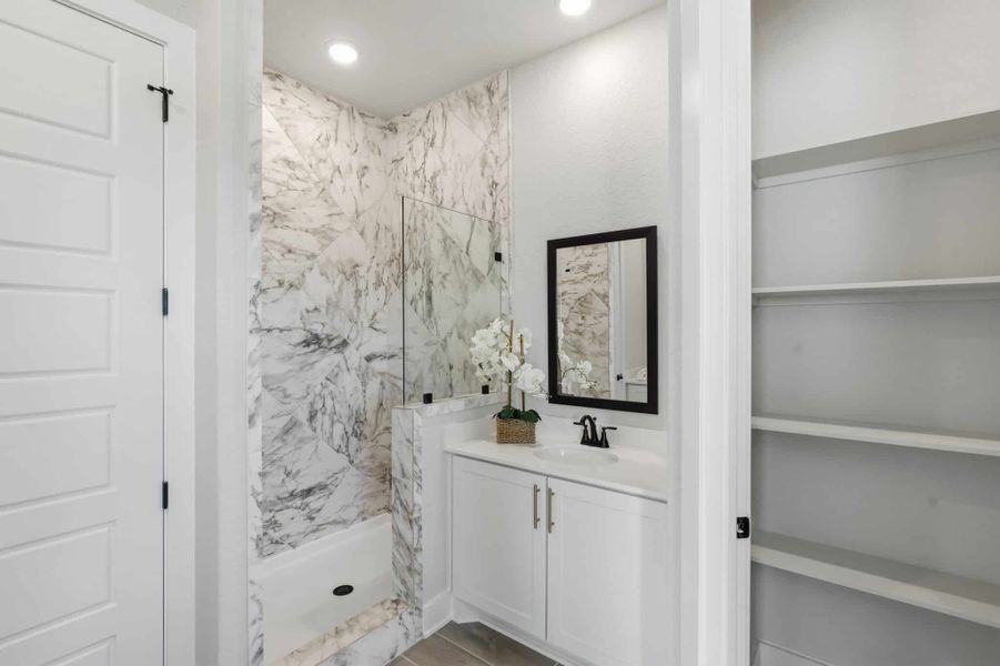 Furnished interior view inside a new home in Prominence – Now Selling, San Antonio (Image 17).