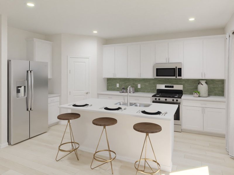 The McCoy kitchen. The McCoy kitchen.