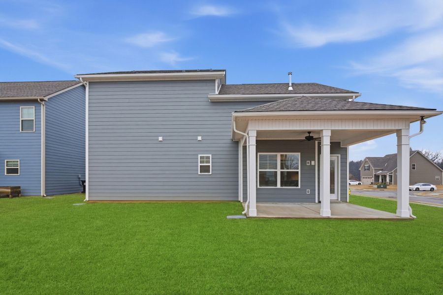 Exterior details and patio area of a home in Salem Landing, Rockvale (Image 3).