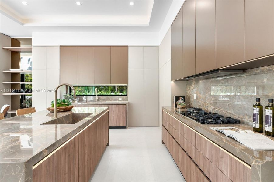 Furnished interior view inside a new home in , Miami (Image 7).