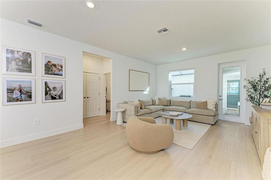 Furnished interior view inside a new home in Nautique at Waterside, Sarasota (Image 29).
