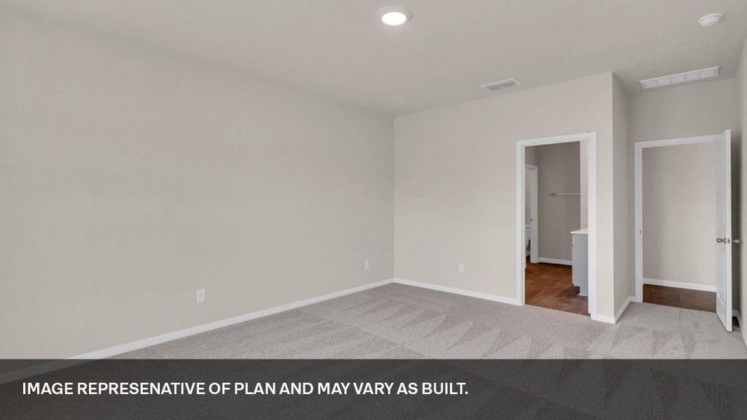 Spacious, unfurnished interior of a new home in Rosenbusch Ranch, Leander (Image 11).