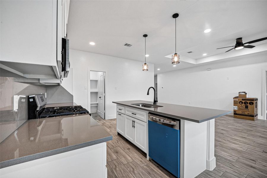 Furnished interior view inside a new home in , Crosby (Image 10).
