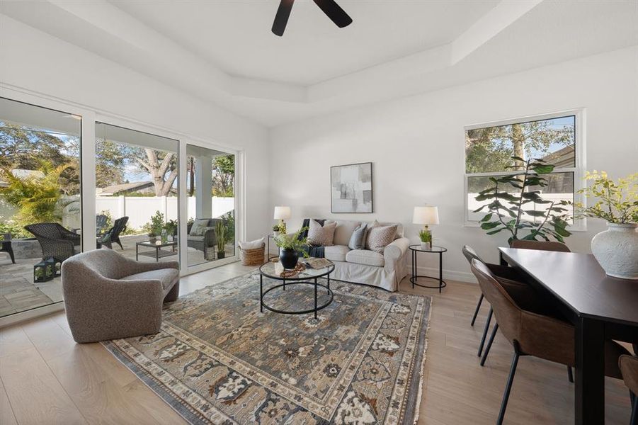 Furnished interior view inside a new home in , Dunedin (Image 18).