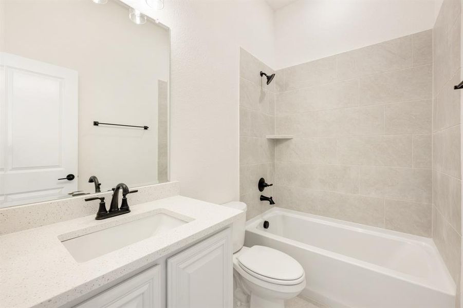 Furnished interior view inside a new home in Georgetown at Kings Fort, Kaufman (Image 12).