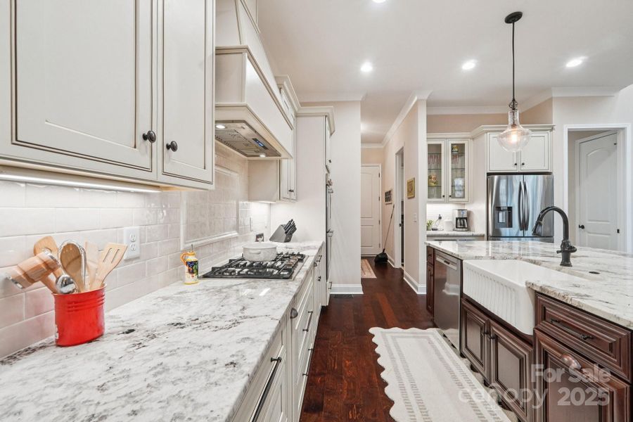 Furnished interior view inside a new home in , Clover (Image 25).