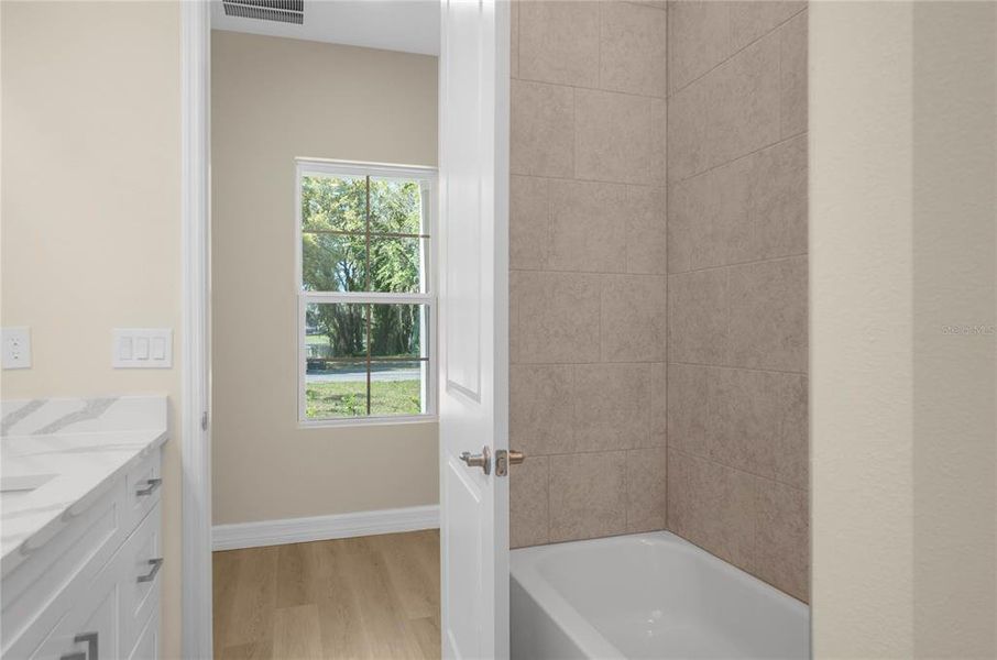 Furnished interior view inside a new home in , Inverness (Image 6).