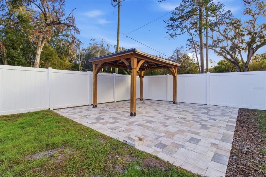 Exterior details and patio area of a home in , Brooksville (Image 21). Exterior details and patio area of a home in , Brooksville (Image 21).
