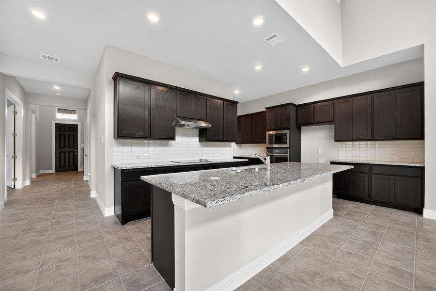 Furnished interior view inside a new home in Legacy Estates, Mansfield (Image 6). Furnished interior view inside a new home in Legacy Estates, Mansfield (Image 6).