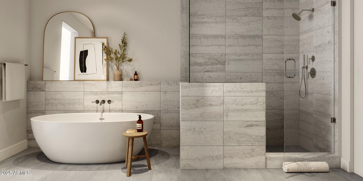 Primary Bath Rendering