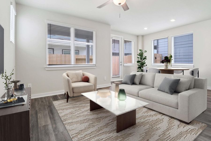 Photo is not of the actual home but is an inspirational photo of builder’s model home and may depict options, furnishings, and/or decorator features that are not included. Photo is not of the actual home but is an inspirational photo of builder’s model home and may depict options, furnishings, and/or decorator features that are not included.