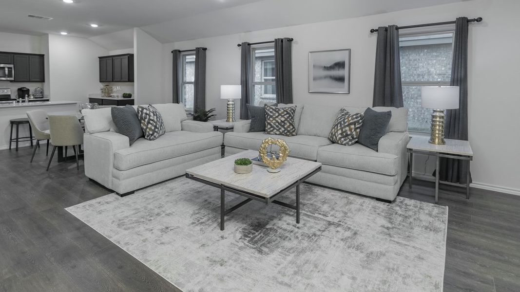 Furnished interior view inside a new home in Valor Farms, Royse City (Image 16).