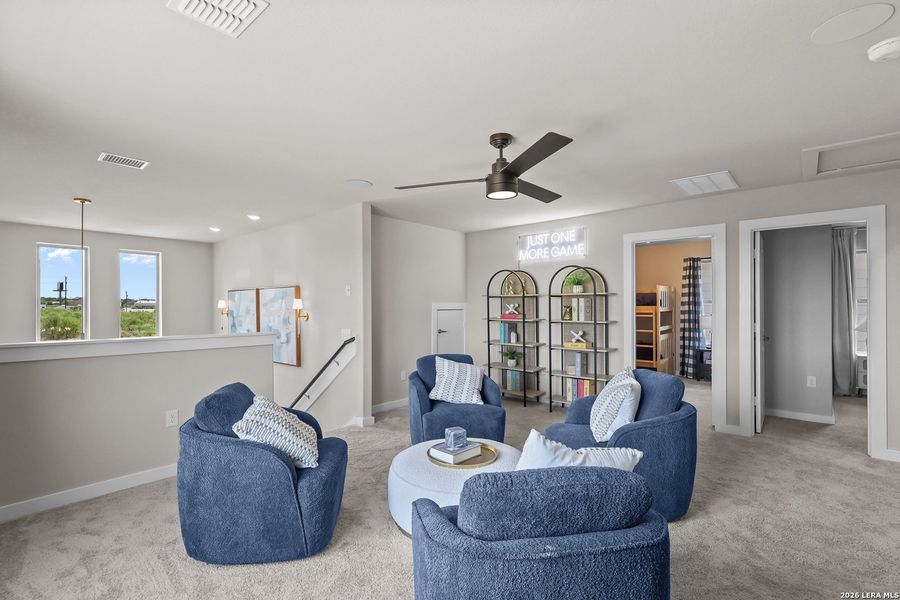 Furnished interior view inside a new home in Lone Oak, San Antonio (Image 31). Furnished interior view inside a new home in Lone Oak, San Antonio (Image 31).