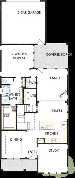 2D floor plan layout of this home in Bridgeland Central: Emerald Heights - Landmark Row Collection, Cypress, TX (Image 2). 2D floor plan layout of this home in Bridgeland Central: Emerald Heights - Landmark Row Collection, Cypress, TX (Image 2).