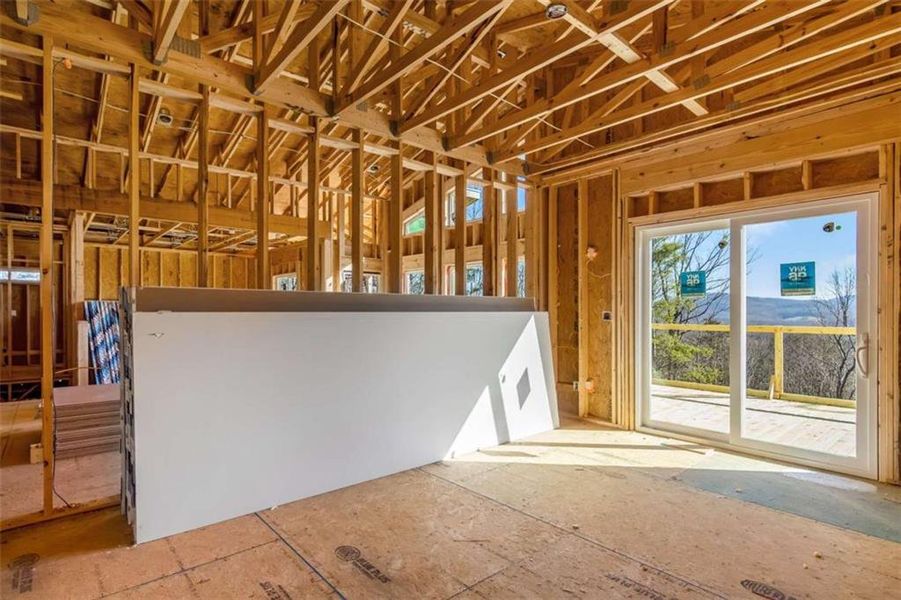 In-progress construction of a new home in , Ellijay, GA (Image 19).