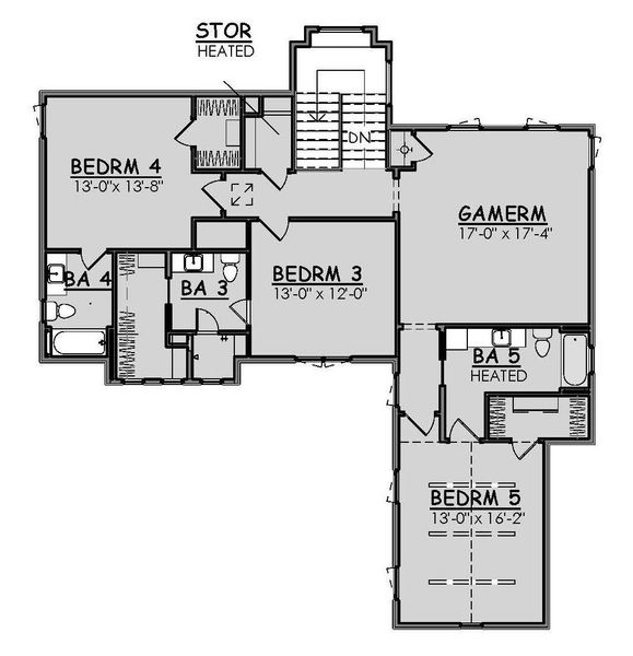 View of 2nd floor layout View of 2nd floor layout