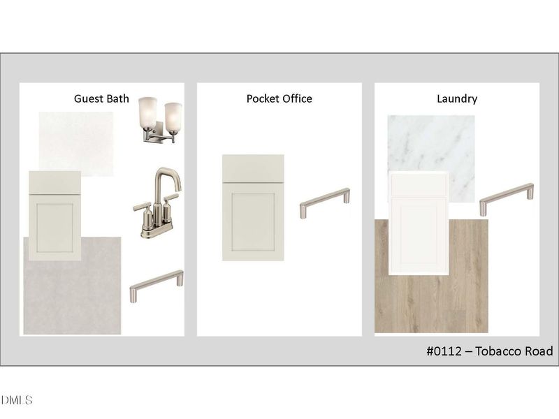 Sample of building materials used in homes in Tobacco Road, Angier (Image 35).