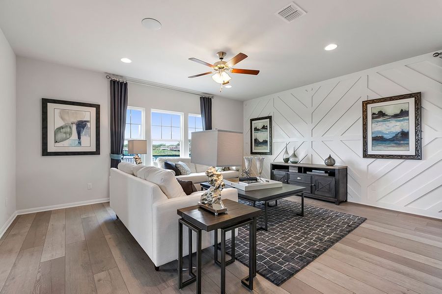 Representative furnished interior of a home built from the Arlington by Pacesetter Homes in Whisper Valley, Manor (Image 15). Representative furnished interior of a home built from the Arlington by Pacesetter Homes in Whisper Valley, Manor (Image 15).