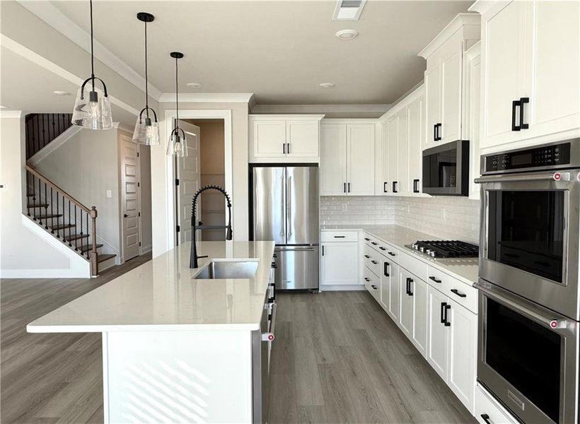 Furnished interior view inside a new home in , Braselton (Image 13).