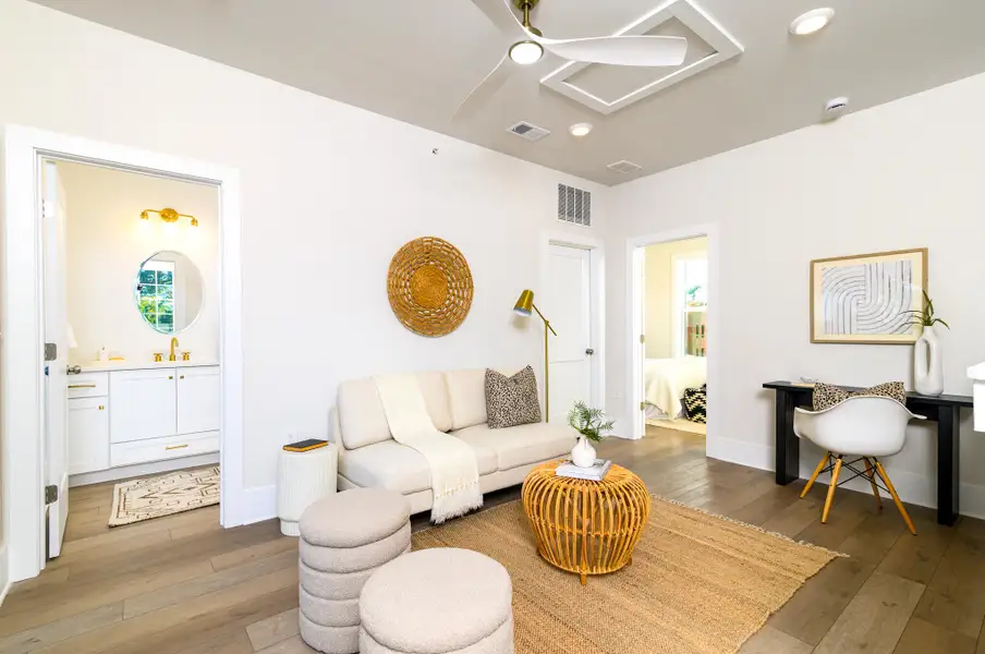 Furnished interior view inside a new home in Walk at Park Circle, North Charleston (Image 6). Furnished interior view inside a new home in Walk at Park Circle, North Charleston (Image 6).