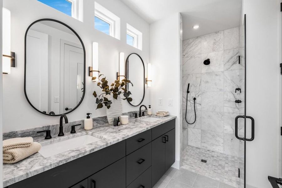 Furnished interior view inside a new home in , Atlanta (Image 5). Furnished interior view inside a new home in , Atlanta (Image 5).