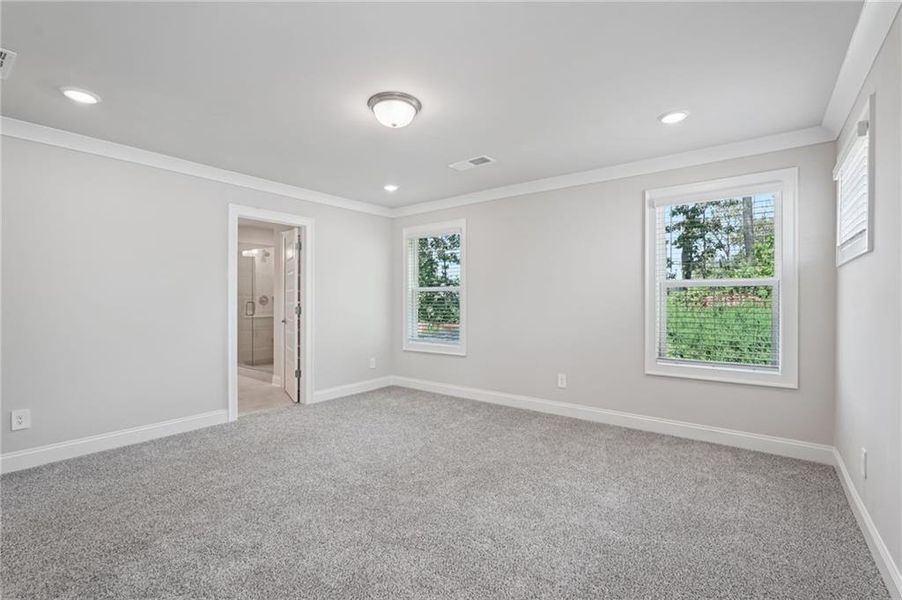 Spacious, unfurnished interior of a new home in Hemingway - Reserve Series, Cumming (Image 30). Spacious, unfurnished interior of a new home in Hemingway - Reserve Series, Cumming (Image 30).