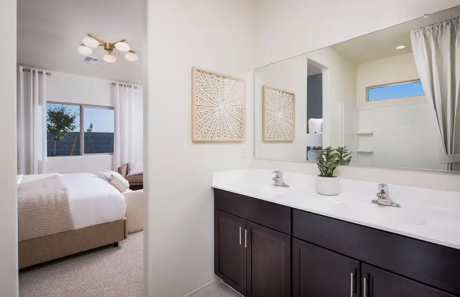Representative furnished interior of a home built from the Poppy by Pulte Homes in Festival Foothills, Buckeye (Image 11).