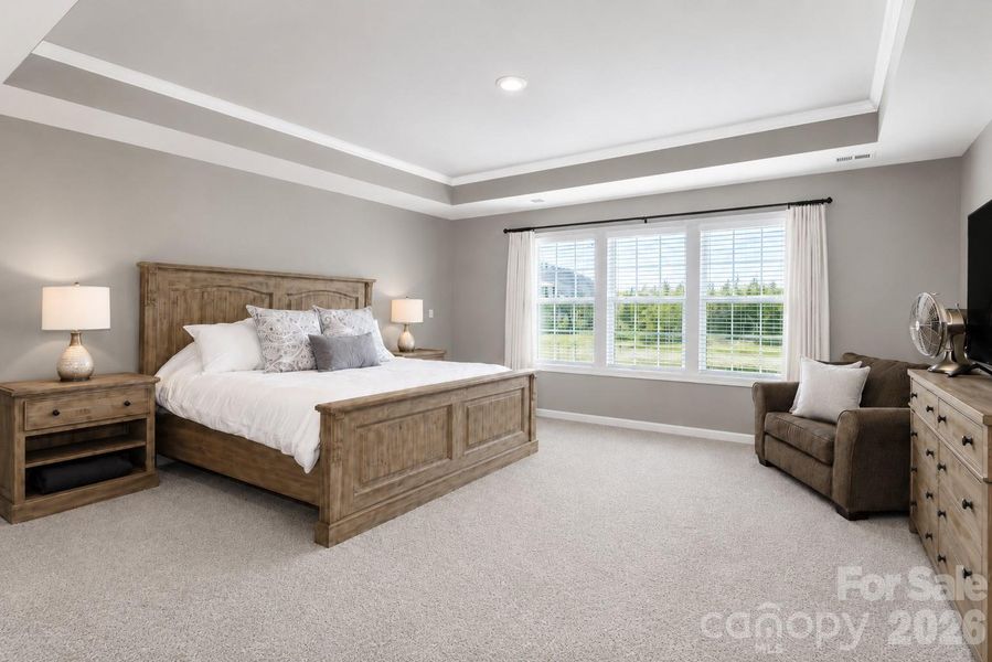 Furnished interior view inside a new home in Falls Cove, Troutman (Image 42).