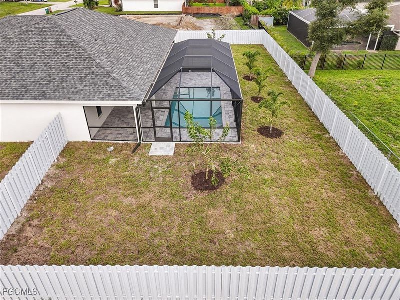 Exterior details and patio area of a home in Cape Coral, Cape Coral (Image 24).