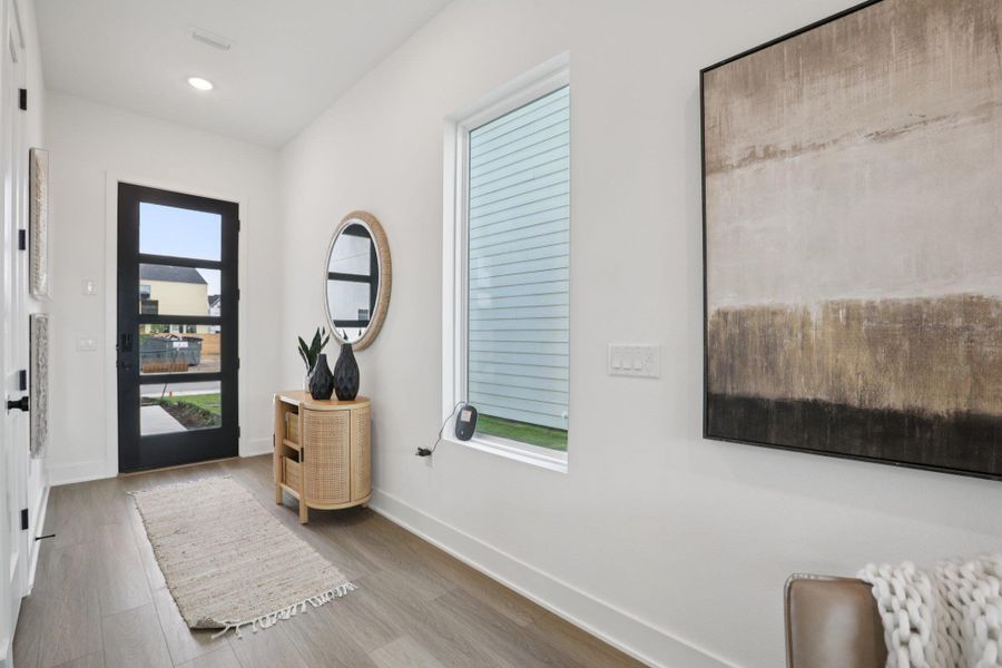 Furnished interior view inside a new home in Novel, Austin (Image 36).