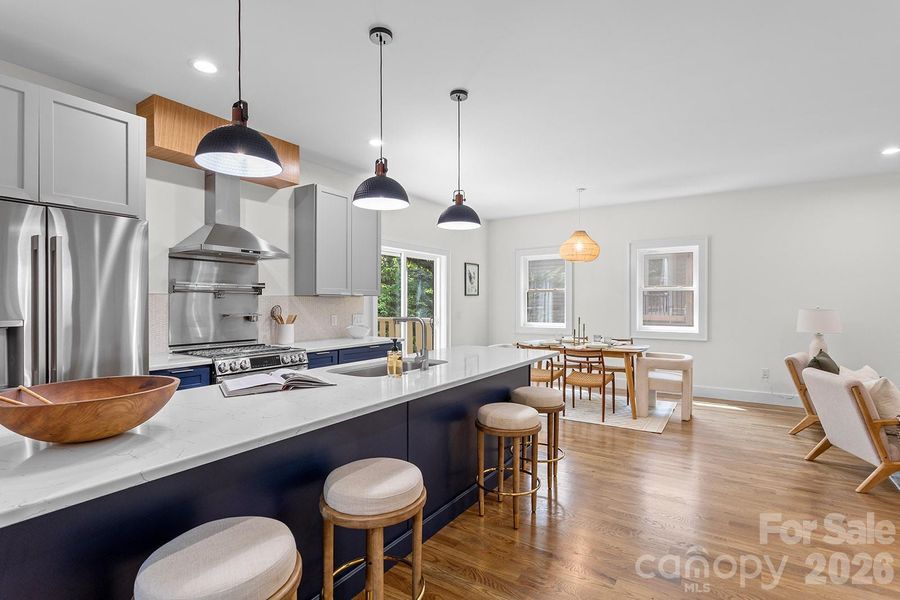Furnished interior view inside a new home in , Asheville (Image 10).