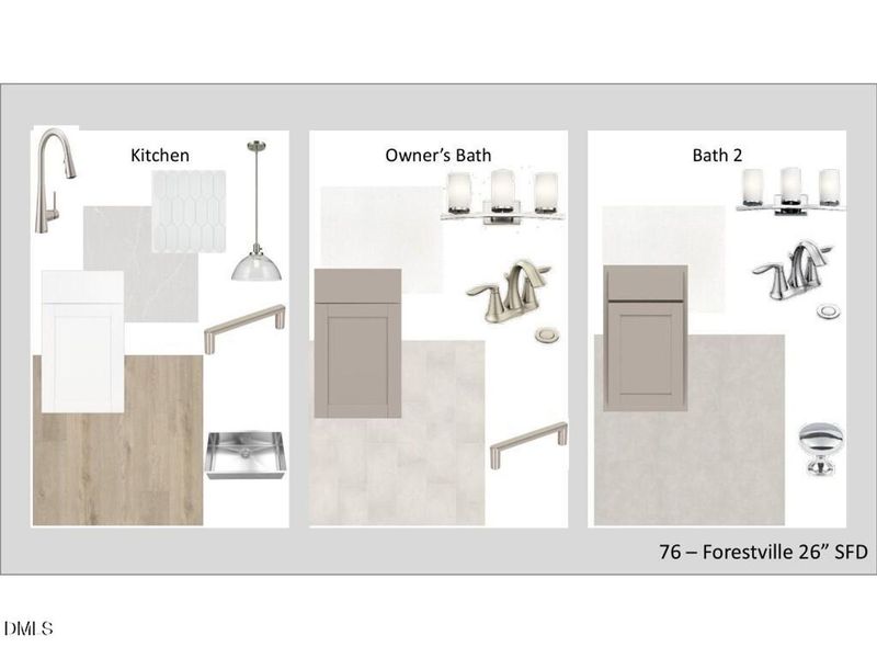 Sample of building materials used in homes in Forestville Yard, Knightdale (Image 18).