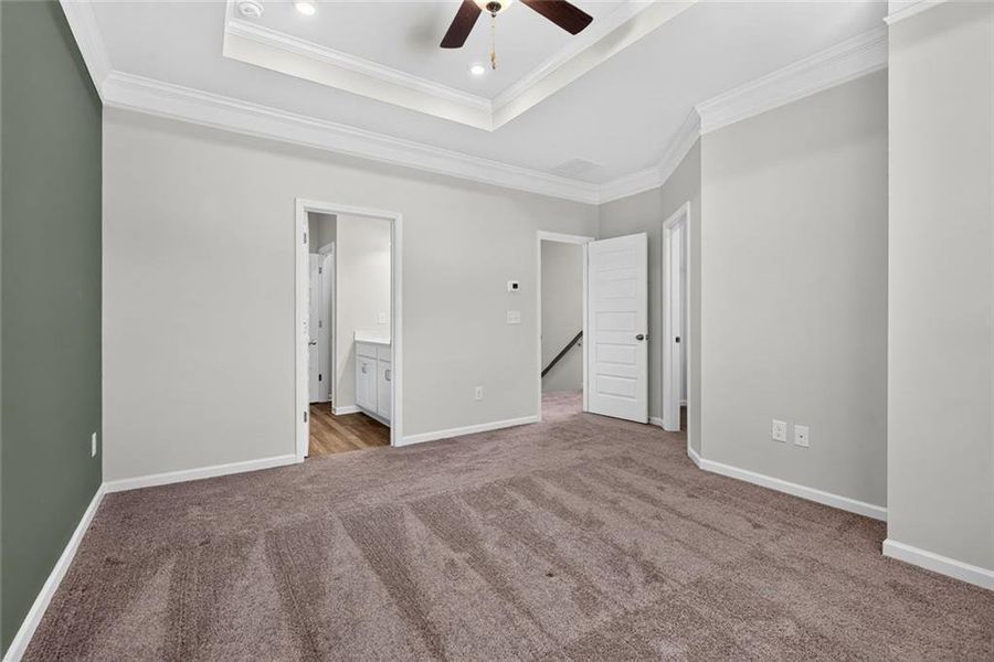 Spacious, unfurnished interior of a new home in Fuller Station, Loganville (Image 41).