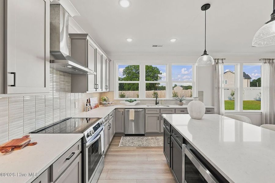 Furnished interior view inside a new home in Dixon Grove, Grimesland (Image 38).