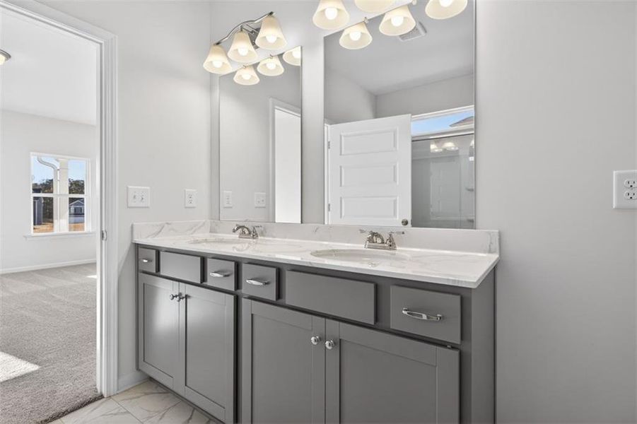 Furnished interior view inside a new home in Roxeywood Park, Winder (Image 6).