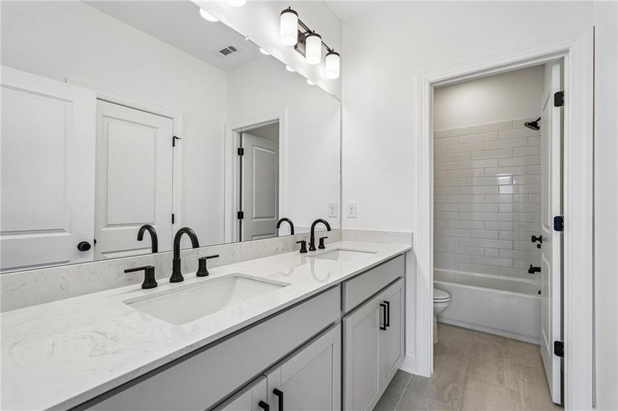 Furnished interior view inside a new home in Millcroft Townhomes, Buford (Image 21).